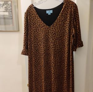 Animal print dress